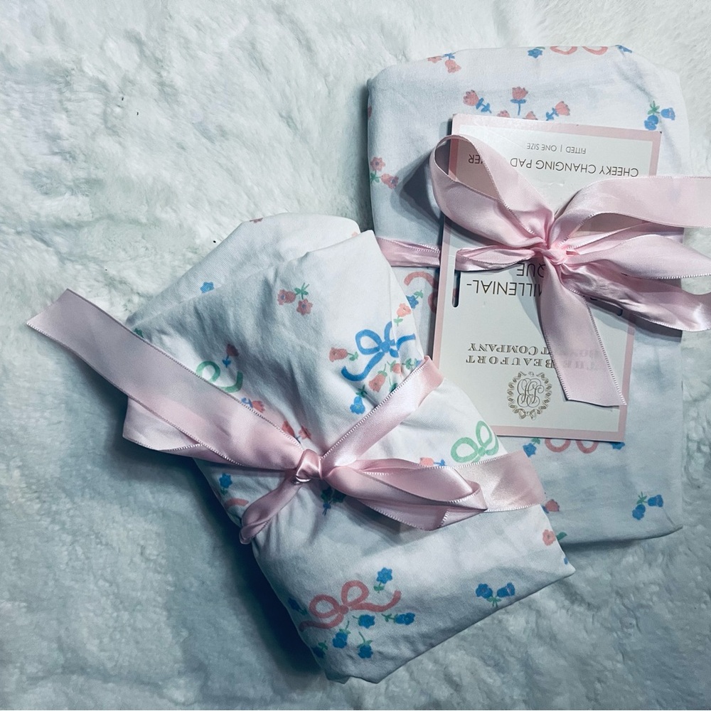 The Beaufort Bonnet Company Cheeky Changing Pad Cover (2). NWT